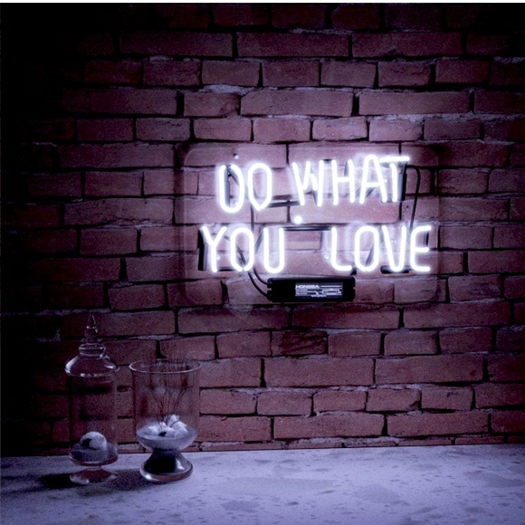 REAL NEON Do What You Love Window/Dorm/Cafe/Party/Porch/Room Decor/Night Light - Picture 2 of 9